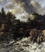 Jacob van Ruisdael The Waterfall oil painting